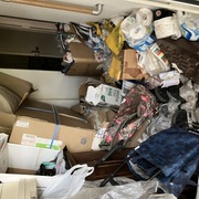 ごみ屋敷の片付け